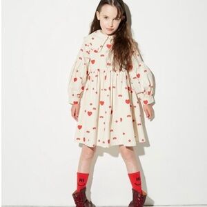 Charming Heart Print Kids Dress by Beau Loves
